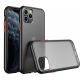  Silikonski ovitek s trdim zadnjim delom za samsung galaxy S20 plus G985 - črn | Shoptok.si