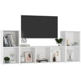  3-dijelni set TV ormarića bijeli od konstruiranog drva | Eponuda.com