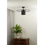  Duolla - Plafonski luster TOKYO RATTAN 1xE27/15W/230V, prečnik 50 cm, crna/srebrna | Eponuda.com