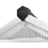  Staklenik od ojačanog aluminija s okvirom 4,6 m² | shoptok.hr