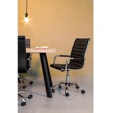 YES EVERYDAY Črn pisarniški stol iz umetnega usnja Perth – | Shoptok.si