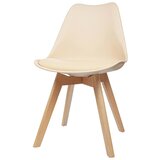 MID.YOU Set Stolov Scandi, Bež, Bukev, 4-Delni | Shoptok.si