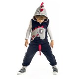 Denokids Sweatsuit - White - Regular fit Cene