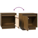  Noćni ormarići 2 kom boja meda 40x30x40 cm od masivne borovine | Eponuda.com