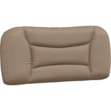  Posteljni okvir z vzglavjem kapučino 90x200 cm umetno usnje, (21081873) | Shoptok.si