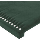  Posteljni okvir z vzglavjem temno zelen 120x200 cm žamet | Shoptok.si