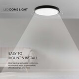  LED plafonsko svetlo za kupatilo LED/18W/230V 6500K IP44 Ø 25 cm crno | Eponuda.com