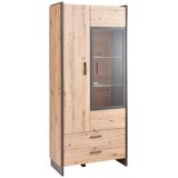 Hom`in Vitrina Flash, Barva Hrasta, Siva | Shoptok.si