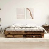  Krevetna konstrukcija Staro drvo 180 x 200 cm Konstruirano drvo | shoptok.hr