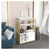 Hanah home polica za knjige letos white gold | ePonuda.com
