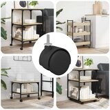  Kotači 12 pcs Crna 40,1 x 37,8 mm PP i čelik | shoptok.hr