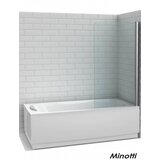 Minotti paravan za kadu JD 80 80x140cm providno staklo | ePonuda.com