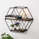 Hanah home Smeđa polica s više razina od masivne smreke 44 cm Liliales – | shoptok.hr