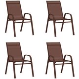  5-dijelni vrtni blagovaonski set smeđe-crni | shoptok.hr