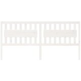  Uzglavlje za krevet bijelo 205,5x4x100 cm od masivne borovine | shoptok.hr