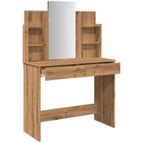  Toaletna mizica z ogledalom artisan hrast 96x39x142 cm, (21828518) | Shoptok.si