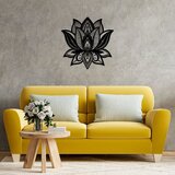 Wallity Zidna dekoracija Lotus - 314, 70 x 70 cm, Crna | ePonuda.com