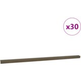  Stubišna obloga 30 pcs Smeđa 67 cm Aluminij | shoptok.hr