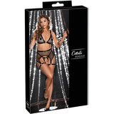 Cottelli Bondage - prosojna mrežasta garnitura z verigami (črna) | Shoptok.si