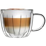 Vialli Design Steklene skodelice v kompletu za kapučino 2 ks 350 ml Tulip – | Shoptok.si