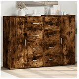 vidaXL Komoda 2 kosa dimljeni hrast 60x31x84 cm inženirski les | Shoptok.si