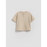 Reserved Pamučna majica - boja kože | shoptok.hr