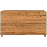  Povišena gredica 100 x 40 x 55 cm reciklirana tikovina i čelik | shoptok.hr