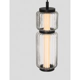 Nova Luce Mat crna staklena LED viseća svjetiljka ø 12 cm Liesa – | shoptok.hr