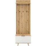 MID.YOU PREDSOBA bela, barve hrasta | Shoptok.si