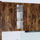 vidaXL Stenska kuhinjska omarica Dimljeni oreh 40 x 31 x 100 cm | Shoptok.si