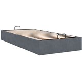 vidaXL okvir za krevet bez madraca tamnosivi 90x200 cm baršunasti | shoptok.hr