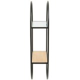 Premier Housewares Crna/u prirodnoj boji metalna polica s više razina 35 cm Mataram – | shoptok.hr