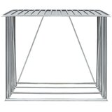  Ostava za drva od pocinčanog čelika 163 x 83 x 154 cm siva | shoptok.hr