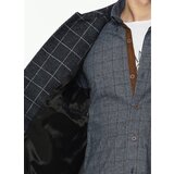 Dewberry PLT8206 MEN'S COAT-PATTERNED NAVY BLUE | Shoptok.si