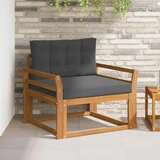  Srednji zunanji kavč Masiven les akacije Naravna, (5000207212) | Shoptok.si