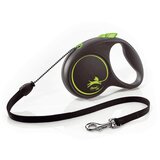 Flexi povodec Black Design M, vrvica - 5 m (različne barve) roza | Shoptok.si