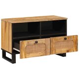 TV ormar s ladicama Smeđa 70 x 33 5 x 46 cm Čvrsto drvo manga | shoptok.hr
