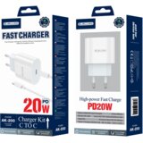 Jellico AK200 PD 20W STENSKI POLNILEC ZA APPLE IPHONE 11 12 13 14 1X USB-C, (5000337746) Cene