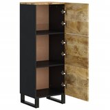  Visoka komoda s 3 vrata 40x33x110 cm od drva manga i željeza | shoptok.hr