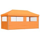 Šator za svadbe - šator za zabave Narančasta 292 x 580 x 315 cm Oxford tkanina - Narančasta s dvije bočne zidove Da | shoptok.hr