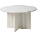 Unique Furniture Svetlo siva okrogla mizica ø 80 cm Palma – | Shoptok.si
