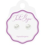 Tutu Biju Modni uhančki Pearl 8.0 mm - White - TPE80C650 Cene