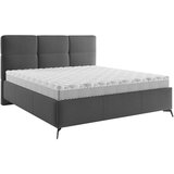 CARRYHOME OBLAZINJENA POSTELJA 140 cm x 200 cm , tekstil antracit u