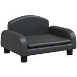  Otroški kavč črn 50x40x30 cm umetno usnje, (20988238) | Shoptok.si