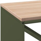  Stalak za drva za ogrjev s drvenim vrhom 100,5x35,5x40 cm | shoptok.hr