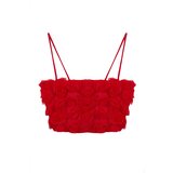 Trendyol Limited Edition Red 3D Floral Bustier Cene