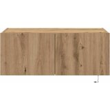 TV zidni ormar s LED svjetlima Umjetnički hrast 80 x 35 x 31 cm | Eponuda.com