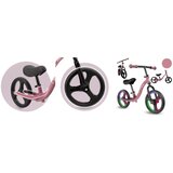 Momi ISOKA ravnotežni tricikel z LED lučmi, roza | Shoptok.si