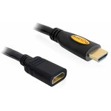 Delock hdmi-hdmi podaljšek z mrežno povezavo 1m črn 83079 Cene