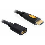 Delock HDMI produžetak 1.00 m 83079 pozlaćeni kontakti crna [1x muški konektor HDMI - 1x ženski konektor HDMI] Cijene